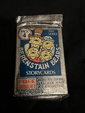 Vintage 1992 Ken-Wis Berenstain Bears Storycards Pack 6 Sealed 12 Cards picture