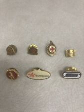 Misc Lot of 7 Vintage *Gold Toned* Lapel, Tie Tack, Hat Pins picture