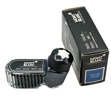 Vintage Mont Blanc Fountain Pen Ink Royal Blue Inkwell 52ml New In Box 1960s picture