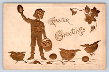 Vintage Postcard Easter Greetings 1914 picture