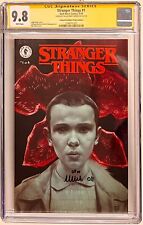 CGC SS 9.8 STRANGER THINGS #1 COMIC SIGNED BY MILLIE BOBBY BROWN DARK HORSE picture