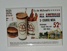 McDonald's vintage ad Ronald Mcdonald Refrigerator Magnet 2
