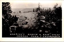 Real Photo Postcard Ullrich's Ranch, East View in Chicago Park, California picture