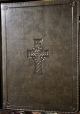 ESV Study Bible, Personal Size (TruTone, Black, Celtic Cross Design) (2011,... picture