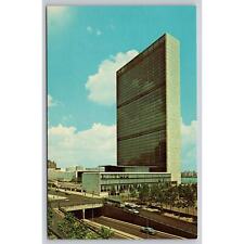 Postcard NY New York City United Nations Headquarters East River picture