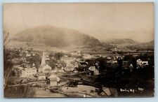 Postcard NY Berlin Birdseye View of Town c1913 RPPC Potter Real Photo S11 picture