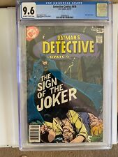 Detective Comics #476 CGC 9.6 1978 joker iconic ow/white batman picture