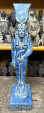 Rare Ancient Egyptian Antiquities Egyptian Colored Hathor Egyptian Antiques BC picture