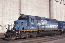 GATX GSCX Railroad Train Locomotive 7372 KANSAS CITY MO Original Photo Slide picture