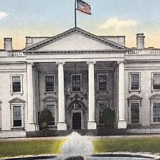 The White House Postcard Washington DC Vintage Made in USA  picture