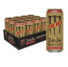 Monster Energy Java 300 Triple Shot Robust Coffee + Cream 15 Fl Oz Pack of 12 picture