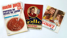 Vtg 1960's-80's Lot 3 Argentina Cookbooks Mini Magazines Brochures Ads Recipes picture