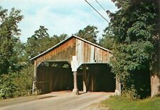 Postcard Pulpmill Covered Bridge, Middlebury, Vermont picture