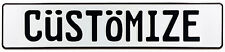Custom European License Plate picture