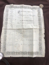 Antique french passport, 1871/79 picture