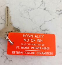 Vintage Hospitality Motor Inn Room Key and Fob Room #137  Fort Wayne, Indiana picture