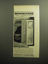 1958 Minolta 16 Camera Ad - Newest camera sensation Minolta 16 hides in pocket picture