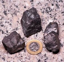 Shungite Petrovsky 3 stones 20-30 grams each Carbon up to 75%, fullerenes C60 picture