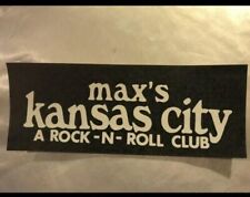 Max’s Kansas City 1980s An Iconic Rock N Roll Club Bumper Sticker Vtg Original picture