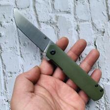 Kansept Foosa Liner Folding Knife 3.06'' 154CM Steel Blade OD Green G10 Handle picture
