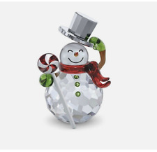 Swarovski Crystals Holiday Cheers Dulcis Snowman Figurine , no box picture