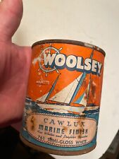 Vintage Woolsey Cawlux Marine Finish Quart Can picture