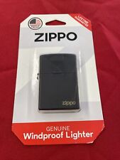 ***Zippo Windproof Lighter Classic Plain Black Finish (218) New in Package picture