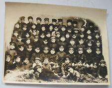 VINTAGE PHOTO OF A LARGE GROUP OF YOUNG CADETS WEARING UNIFORMS & CAPS picture