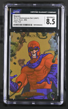 2007 Magneto 54 Marvel Masterpieces (Upper Deck) Fleer Foil, CGC Graded 8.5 Nm+ picture