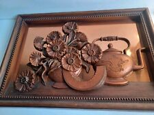 Vintage Retro Mid Century Copper Craft Guild 3D Framed Art MCM Wall Hanging Deco picture