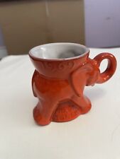 Vintage 1969 GOP Red Elephant Coffee Cup Mug Republican Political Nixon Agnew picture