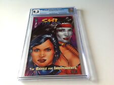 SHI CYBLADE BATTLE FOR INDEPENDENTS 1 CGC 9.2 RARER IMAGE COMICS  picture
