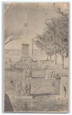 c1940s Indian Raid Massacre Monument Oberlin Kansas KS Unposted Vintage Postcard picture