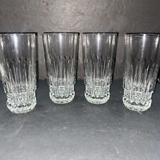 Dajar Luminarc Emperor Drinking CLEAR CRYSTAL GLASSES/TUMBLERS SET OF 4 PERFECT picture