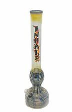 INHALE®️17 ”  BOROSILICATE COLOR GLASS HOOKAH WATER PIPE MADE IN THE USA picture