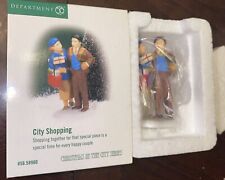 DEPT 56 CITY SHOPPING 58980 CHRISTMAS IN THE CITY SNOW VILLAGE CIC picture