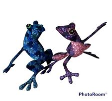 Whimsical Dancing Frogs Handcrafted In Mexico picture