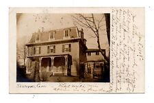 SOUTHPORT, CT ~ PRIVATE HOME, REAL PHOTO PC ~ used 1908 picture
