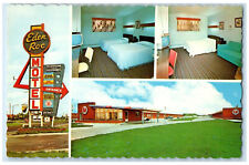 c1950's Eden Roc Motel Winnipeg Manitoba Canada Vintage Multiview Postcard picture
