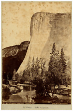 California, Yosemite Valley, El Capitan, Cal, Photo. Isaac West Taber Vintage PR picture