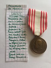 Medal Principality Of Monaco 17 January 1925 (70-48/57) picture