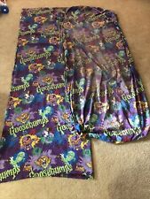 Goosebumps Vintage 90's Fitted & Flat Sheet Bedding Twin Bed Size 100% Cotton picture
