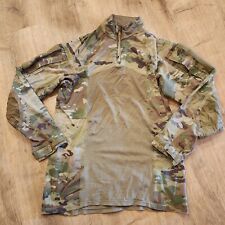 Advanced 1/4 Zip Combat Shirt Large Multi Camouflage Flame Resistant Military picture