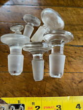 Antique Ground Glass Bottle Stoppers with rounded tops  (lot of 6) picture