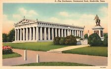 Vintage Postcard 1930's The Parthenon Athens Centennial Park Nashville Tennessee picture