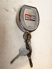 Vintage Champion Spark Plugs Advertising Vintage Belt Pullout Keychain picture