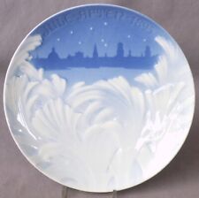 BING & GRONDAHL 1895 Christmas Plate Behind the Frozen Window B&G  - Scarce picture