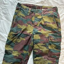 Belgian Army Surplus Jigsaw Camo Ripstop Field Pants Trousers 31x31  picture