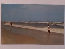 Surf Fishing Point Pleasant Beach New Jersey Postcard  picture