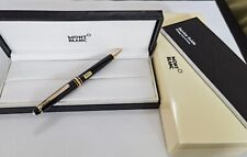 Montblanc Ballpoint Pen 164 Meisterstuck - Black & Gold w/Box - New & Authentic picture